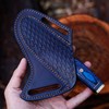 ADAM KNIVES Leather Knife Sheath For Belt - Slanted Pancake