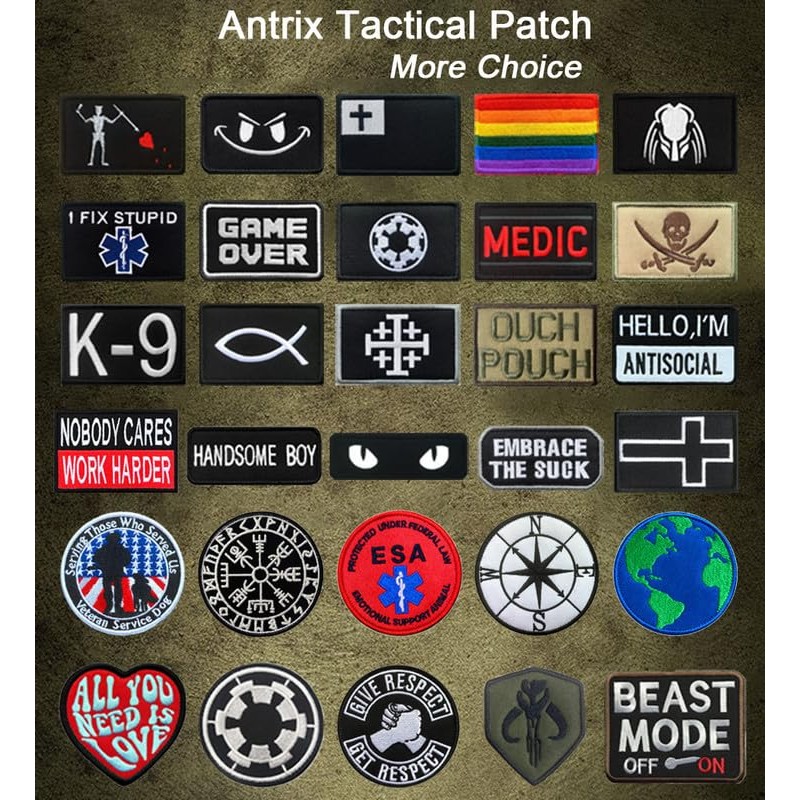 Antrix Not All Disabilities are Visible Dog Patch Service Dog