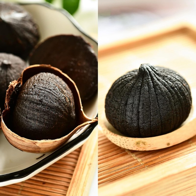 RioRand Black Garlic Whole & Peeled 90-Day Fermented No Added
