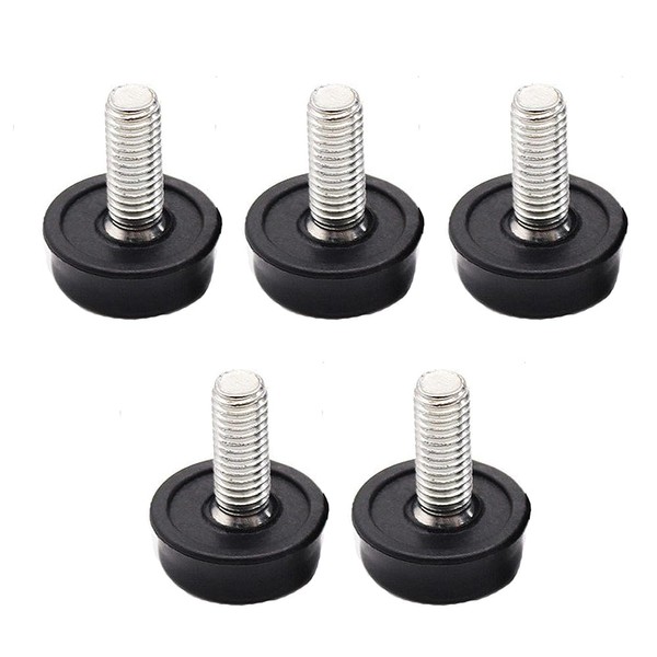 LOYELEY Leveling Foot Set of 5 Fixed Legs M8*20*25 Screw