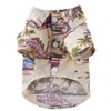 Tangpan Hawaiian Beach Coconut Tree Print Dog Shirt Summer Camp