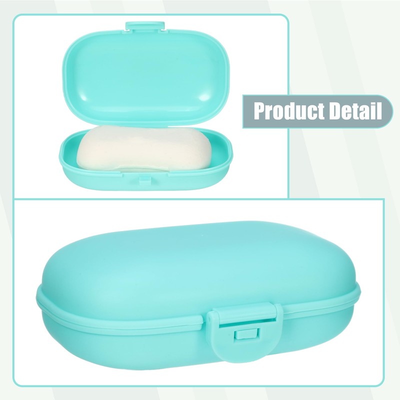 VOCOSTE Soap Dish, Soap Case, Soap Holder, For Travel, Camping,