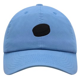JPAK Hockey Puck Premium Dad Hat Embroidered Cotton Baseball Cap Ice Hockey Light Blue