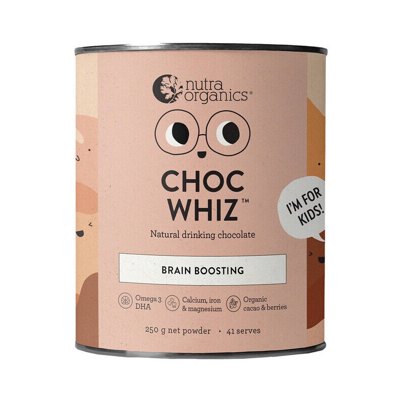 Nutra Organics Choc Whiz, 125g
