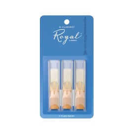 Rico Royal 2.5 Strength Reeds for Bb Clarinet (Pack of 3)