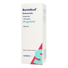 Bentabud Suspensión Nasal 64 Mcg, 1 Frasco Pulverizador 120 Dosis