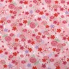 Japanese Pattern Crepe Scrunchie (Small Chrysanthemum Navy)
