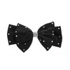 MADISON TYLER Silky Satin Black Hair Bows for Women |