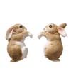 WHW Whole House Worlds Easter Bunny Rabbit Figurines, Set of