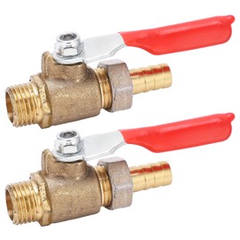 2pcs 1/4 Thread Ball Valves Corrosion Resistance Shut-off Switch Air Compressor Valves Accessories