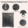 Travel Vacuum Bags with Pump, 33L Reusable Space Saver Compression