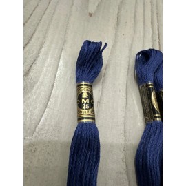 DMC Indigo Blue #336 DMC Mouline Special 25 Embroidery Floss 8M Lot of 6