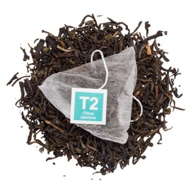 T2 Tea China Jasmine Green Tea in Cube 25 Teabags, 1 x 25 Count