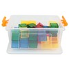Betzold - Transparent Blocks, Colourful Building Blocks for Light Table,