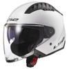 LS2 Helmets Copter Open Face Helmet (Gloss White - Medium)
