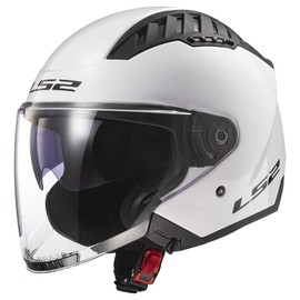 LS2 Helmets Copter Open Face Helmet (Gloss White - Medium)