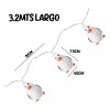 Lecute Serie Pinguino Luz Led 3mts Tira Decoracion Habitacion Kawai