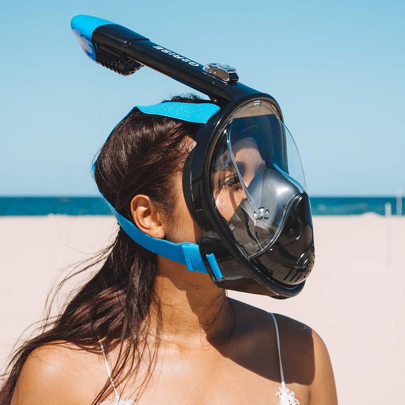 G2RISE SN01 Full Face Snorkel Mask with Detachable Snorkeling Mount,