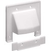 Arlington Industries CER2 2-Gang Reversible 2-Piece Low Voltage Cable Entrance
