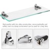 2 Pcs Glass Shelf Support Adjustable Glass Shelf Bracket Polished
