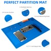 Kaisiking Electronic Repair Work Mat,Heat Resistant Silicone Solder Mat for