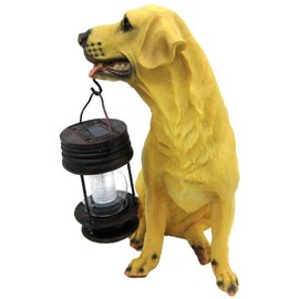 Solaration Labrador Retriever Outdoor Solar Garden Light Dog Lab