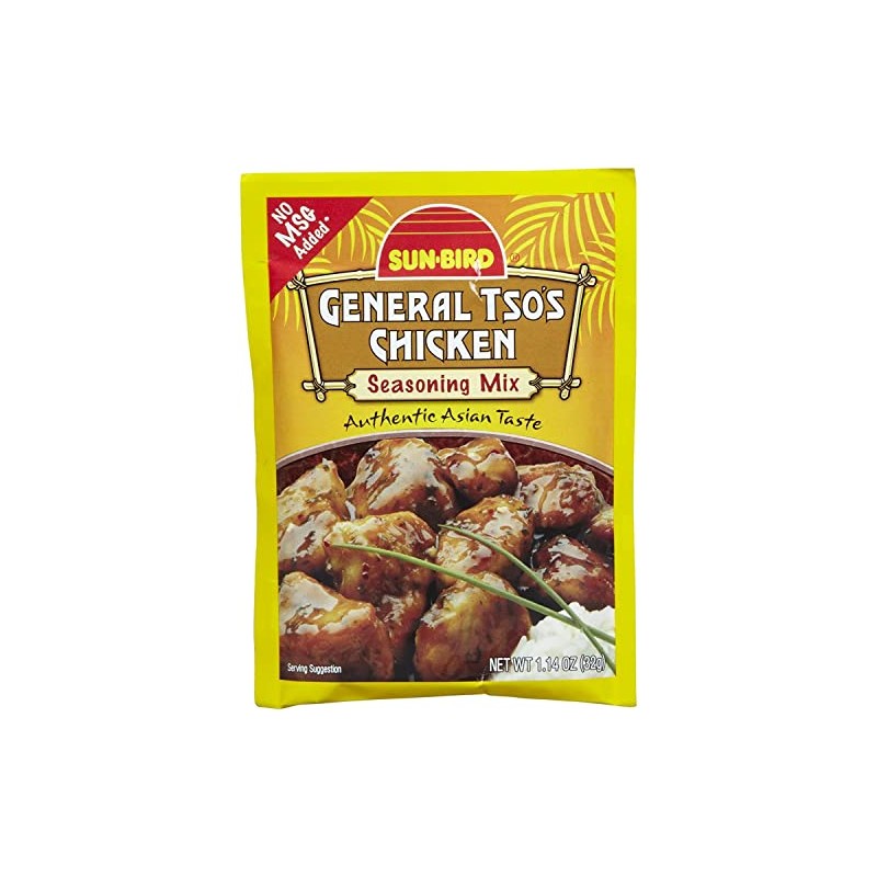 Sunbird General Tso's Chicken Seasoning Mix, 1.14 oz (Pack of