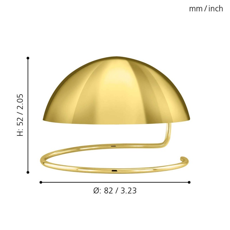 EGLO Decorative Anti-Glare, Accessory for G80 Bulbs, Attachable Bulbs, Anti-Glare