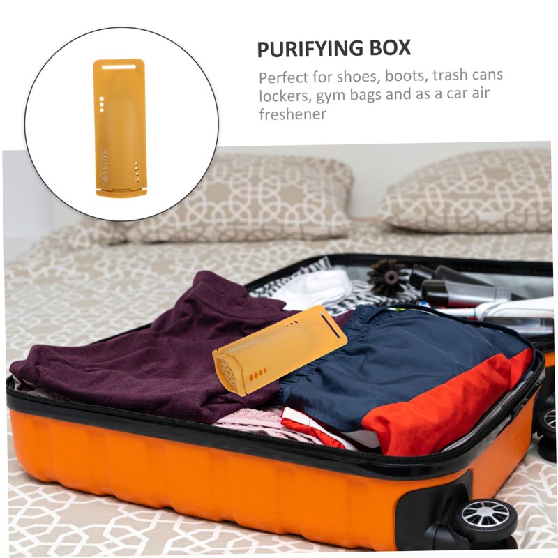 LALAFINA 4pcs Portable Shoe Deodorizer Box Creative Odor for Sneakers