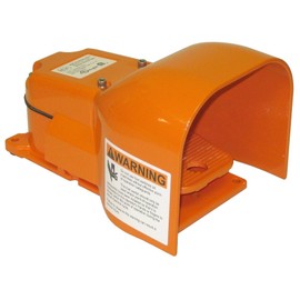 SSC Controls G503-MO Foot Switch, Electrical, Momentary Action, Heavy Duty, Single Pedal, Industrial, Triple Switch, TPDT, Made in USA