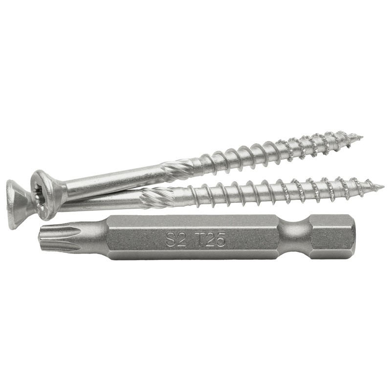 Proferred MAX Drive Professional Decking & Outdoor Wood Screws, Stainless