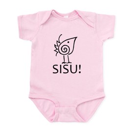 CafePress SISU! Baby Onesie Cute Infant Bodysuit Baby Romper Petal Pink