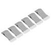 6pcs Door Stoppers Grey Hole Free Installation Noise Elimination TPR