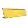 Desktop Office Nameplate Holder, Yellow Gold (10" x 2", 1)