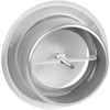 Vent Systems 4" Inch White Metal Adjustable Diffuser - Round
