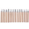 16 Pcs Carving Knife High Speed Steel Woodworking Carving Engraving