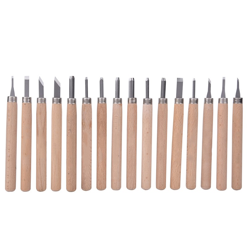 16 Pcs Carving Knife High Speed Steel Woodworking Carving Engraving