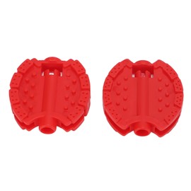 Kids Tricycle Pedal, Replacement Kids Bike Pedal 2 Pcs Plastic Material with Foot Pedal for Kids for Baby for Children(Red)