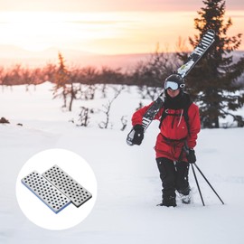 M METERXITY 2 Pack Ski Snowboard Diamond Stone - Ski Edge Files Sharpener Tool, Apply to Outdoor Snowboard (2.8", 240 Grit/360 Grit, 2 Colors)