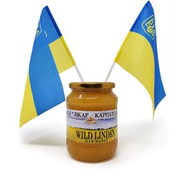 Goshen Honey Amish Extremely Raw Carpathian Pure Wild LINDEN Honey 100% Organically Natural with Life Enzymes Health Benefits Unfiltered Unprocessed OU Kosher Certified Glass Jar 2.2 Lb | 35.2 Oz 1KG