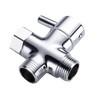 3-Way Solid Brass Chrome Plated Shower Arm Switching Valve G1/2