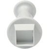 PME MS159 Square Plunger Cutter, Medium Size, 10 mm, White
