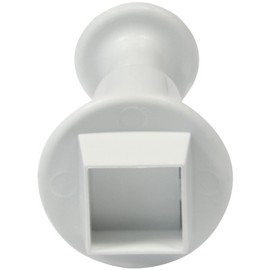 PME MS159 Square Plunger Cutter, Medium Size, 10 mm, White