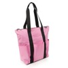 3 Pocket Zippered Tote (Pink)