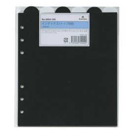 ASHFORD 手帳リフィル 2016 HB×WA5 インデックス(トップ6段) 6604-100