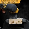 Bionso 20PCS Titanium Oscillating Tool Blade Cuts Metal and Wood,