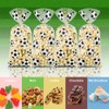 Boerni 100PCS Soccer Treat Bags, Football Star Medal Print 2