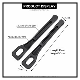 Car Seat Gap Filler Organizer 2 Pack, Universal Seat Crevice Storage Box, No Drop Console Organizer