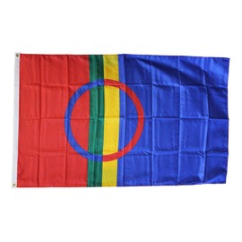 Sami - 3 ft x 5 ft Dura-Poly Polyester World Flag by Flagline