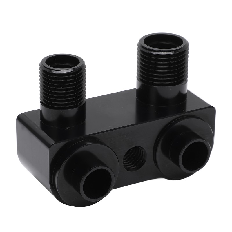 AC Compressor Fitting 90° Turn Angle 6061‑T6 Billet Aluminum Alloy